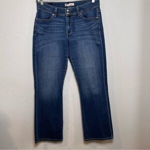 Levi's 529 Curvy Bootcut Medium Wash Blue Jeans Size 14 Western Boho Y2K